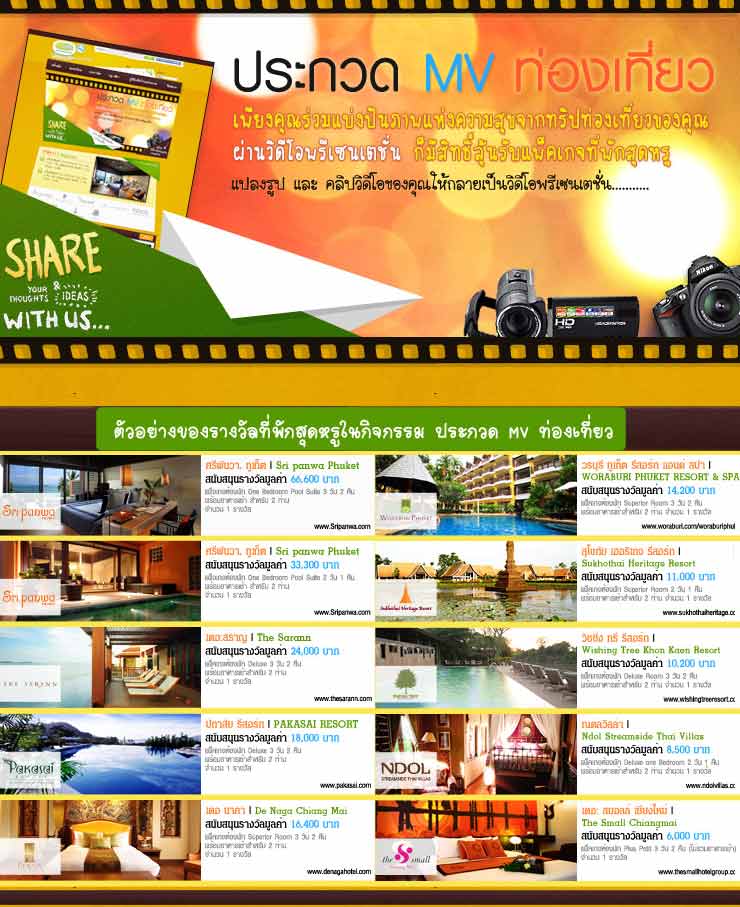  Ҿͧس Ԩ MVͧ
ҧҡᨡѹա ٻҾҧŨҡ "De Naga Chiang Mai" ҡԨ MVͧ Ԩѹ http://mv.tourismthailand.org
պѹ˹¹ ͧҧѧͤس
 